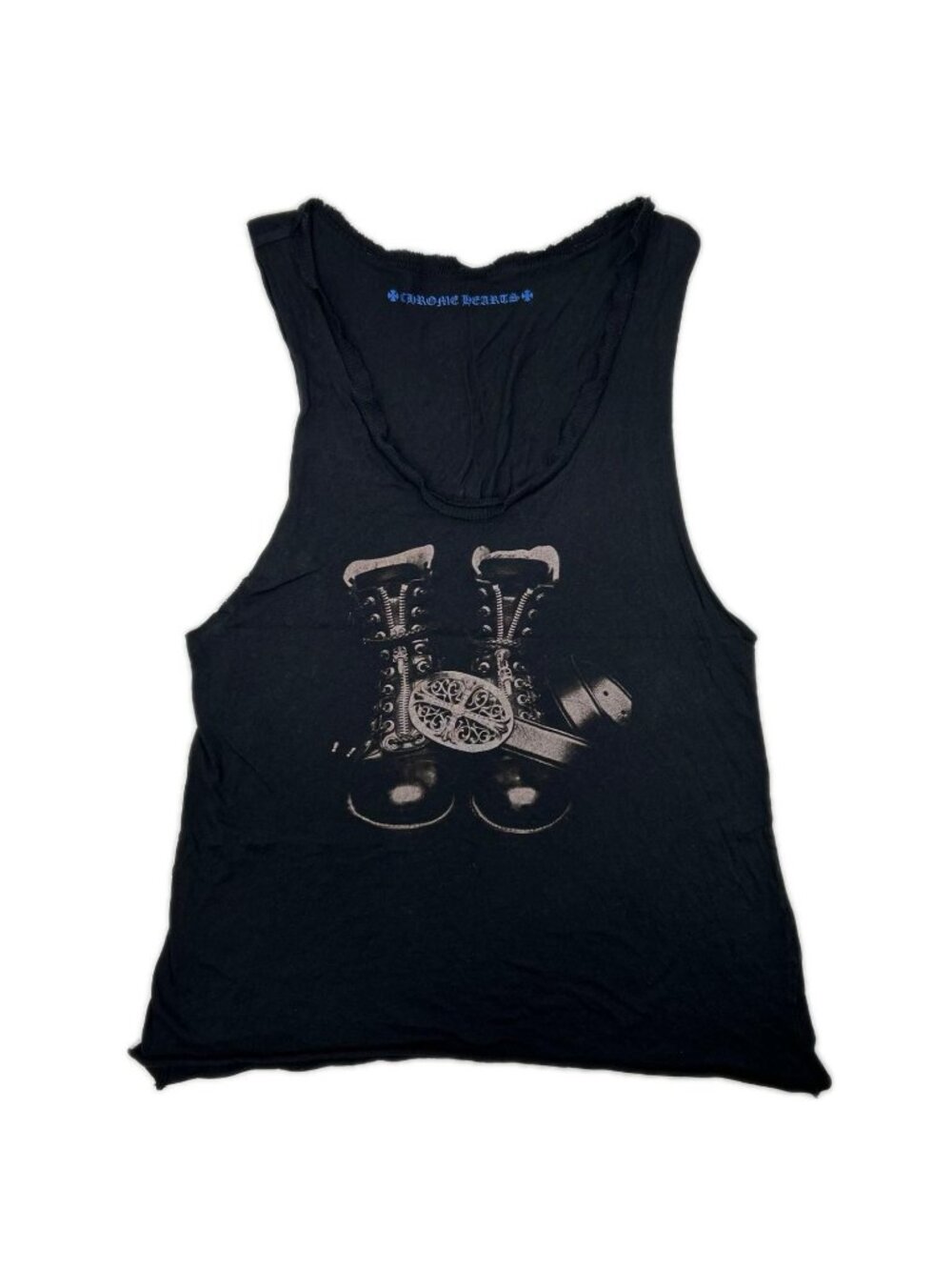 Chrome Hearts Boots & Belt Print Tank Top XS